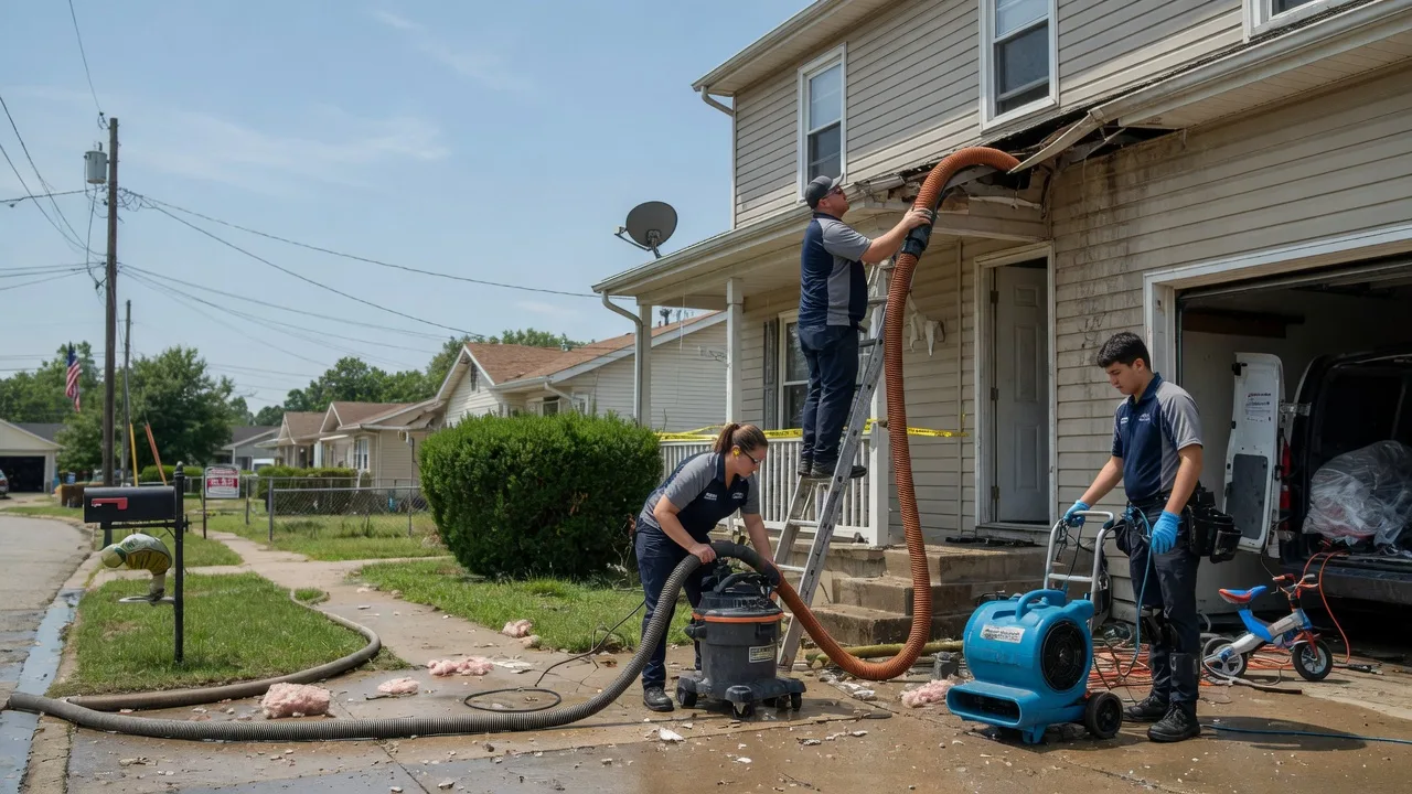 Water Damage Restoration in Leonidas, MI near me